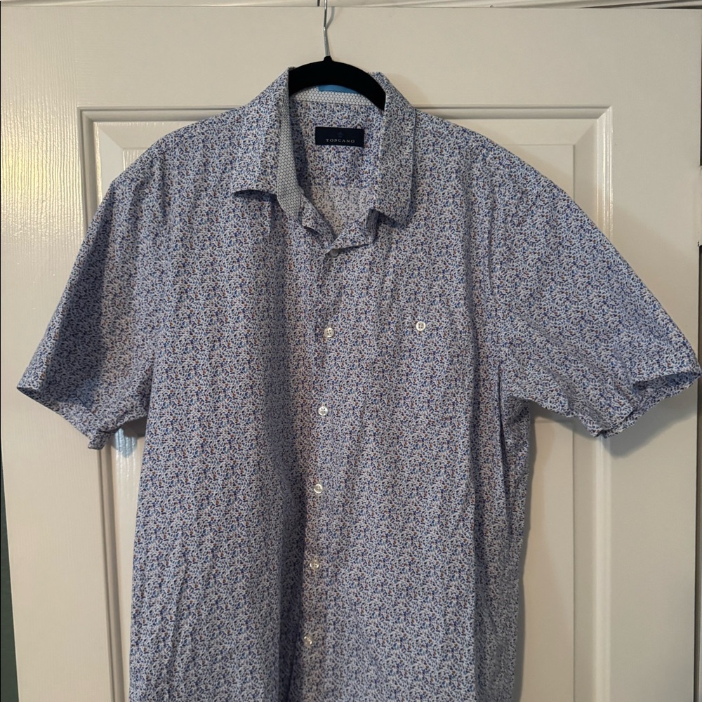Floral short sleeve men’s shirt